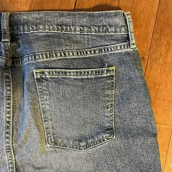 Old Navy OND Jeans Curvy 16 Short Bootcut Just Below Waist Blue Denim Stretch - Picture 9 of 12